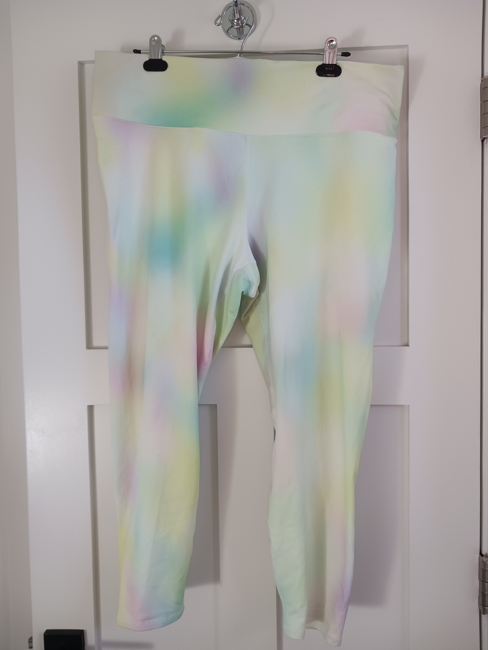 Women's Tie-Dye Pastel Leggings - Soft Stretch Bottoms